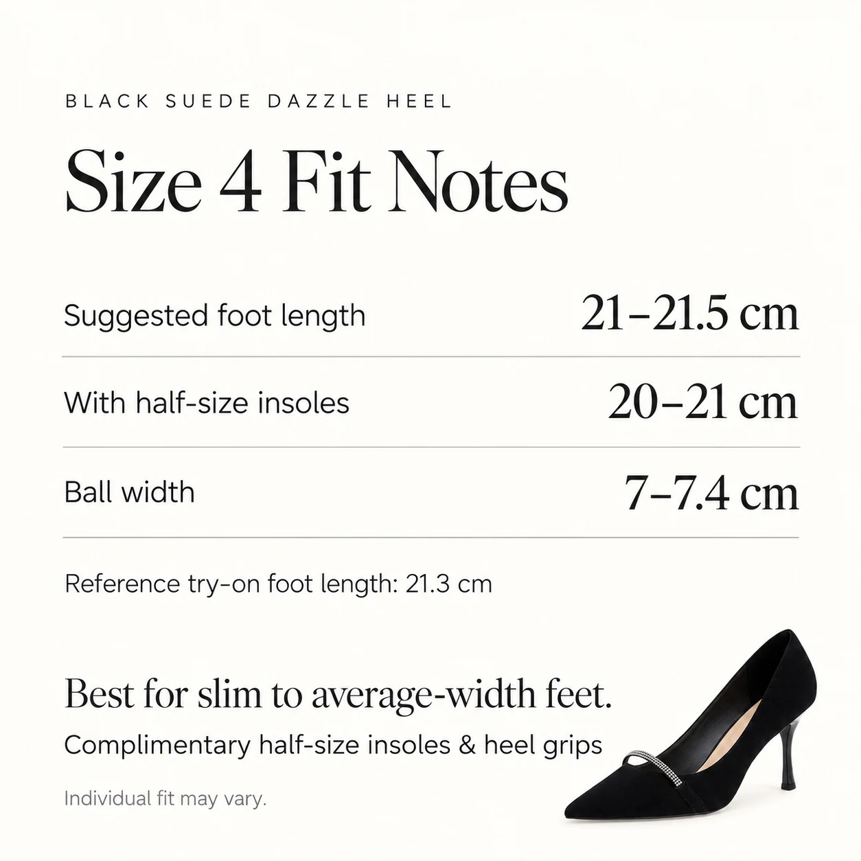 Black Suede Dazzle Heel - Image 8