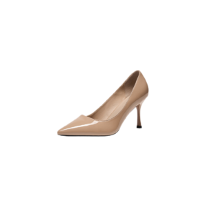 beige pink shine heel